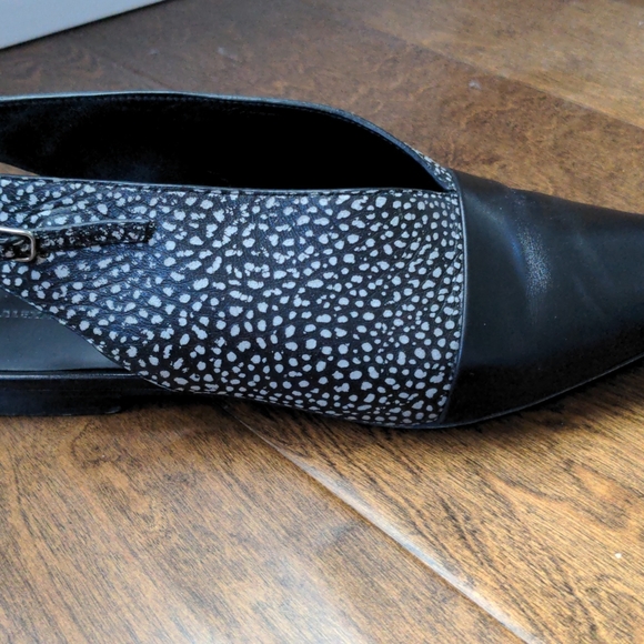 Alexander Wang black and pebbled leather slides, made in Italy size 38.5 - Picture 2 of 5